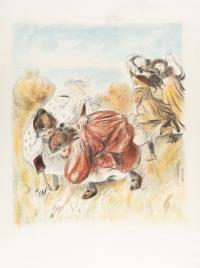 Enfants jouant à la Balle