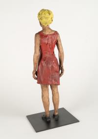 Frau mit rotem Kleid (under reserve)