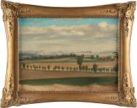 Weite sächsische Landschaft
