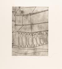 Fragment of Tuscan cathedral