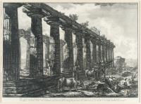 Vue latérale du Temple de Junon (Seitenansicht des Juno-Tempels)