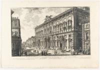 Veduta del Palazzo fabbricato sul Quirinale per le Segreterie