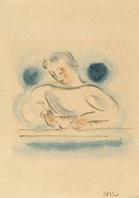 Draughtsman, turned slightly to the left