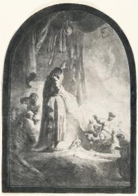 Die Auferweckung des Lazarus: Die große Platte