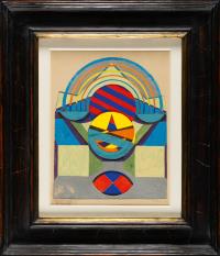 Ohne Titel (Komposition mit Kreisformen)