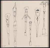 4 Bll.: Figurenstudien