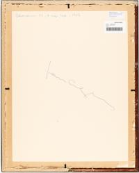 „junges Weib stehend Arme über Kopf verschränkt“