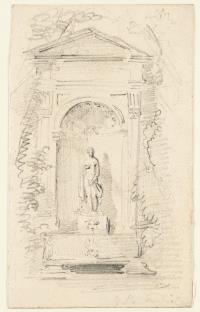 Venusbrunnen in den Gärten der Villa Medici