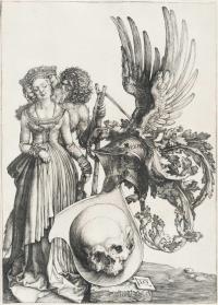 Das Wappen mit dem Totenkopf