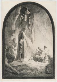 Die Auferweckung des Lazarus (große Platte)