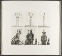 Ohne Titel (Hochspannungsmast und Förderturm)