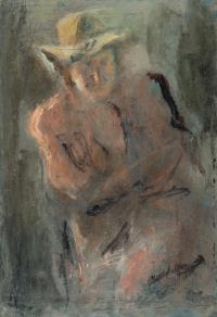 Lady with Hat (the artist’s wife)