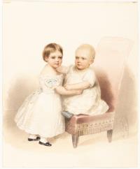 Doppelbildnis Erzherzogin Maria Theresia und Erherzog Karl Albert