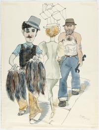 Street Scene in New York (Fur Dealer)