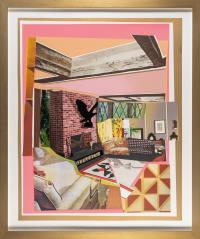 Interior: Fireplace with Blackbird
