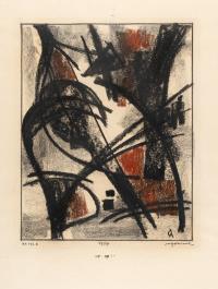 3 Bll.: „No. 132 G“ – Ohne Titel –Strukturdruck Nr. 2