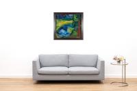 Front: Landscape with Lake – On the reverse: Blossoming (Cubist)