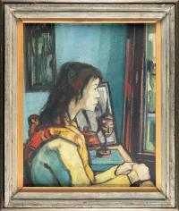 "Portrait of a Girl C.R." (Cornelia in profile)