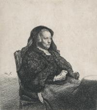 Rembrandts Mutter mit schwarzem Schleier