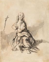 Die heilige Maria Magdalena im Gebet