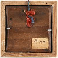 Vanitas-Stillleben mit Schädel, Buch und Spielkarten