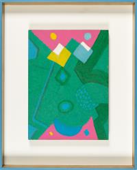 Komposition in Grün