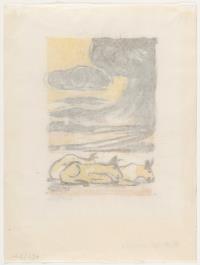"Landschaft mit Kühen" (Landscape with Cows)