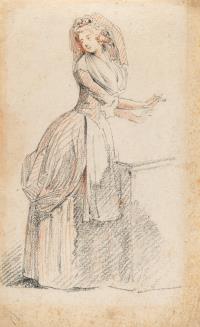 Jeune Femme en Pied