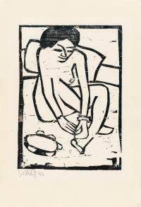 Girl with Tambourine