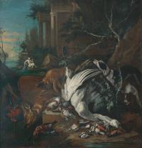 Jagdhunde und ihre Trophäen