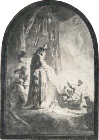 Die Auferweckung des Lazarus: Die große Platte