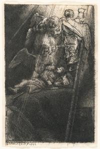 Jakobs Traum von der Himmelsleiter (Illustration zu Menasseh ben