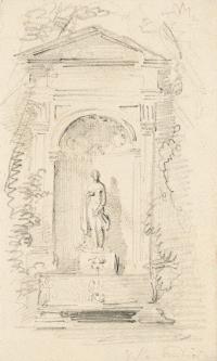 Venusbrunnen in den Gärten der Villa Medici