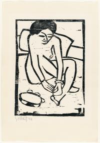 Girl with Tambourine