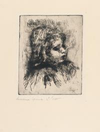 Claude Renoir, de trois-quarts à droite