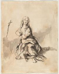 Die heilige Maria Magdalena im Gebet