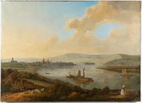 Weite Rheinlandschaft (Mainz von Süden)
