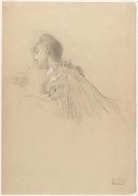 Mädchenstudie im Profil nach links