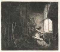 Die Familie im Zimmer