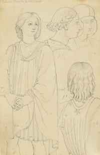 Figurenstudie nach den Fresken Fra Angelicos in der Nikolinischen Kapelle
