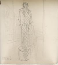 Ohne Titel (Figur auf Sockel)