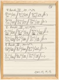 10 sheets: Untitled (1st–25th book, opus 8, A, B –> opus 11, A, B