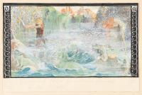 Beowulf fährt zum Riesen Grendel in die Tiefe