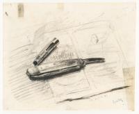 Front: Still Life with Knife – On the reverse: Figure Study