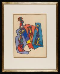 Komposition mit Figurengruppe