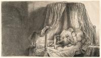 Das Paar auf dem Bett (Le lit à la française)