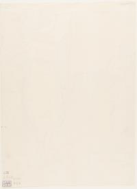 Sitzende und stehende nackte Frau