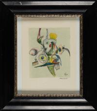 3 Bll.: „No. 132 G“ – Ohne Titel –Strukturdruck Nr. 2