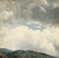 Wolken über Alpenkamm