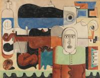 Etude pour: La fille du gardien de phare